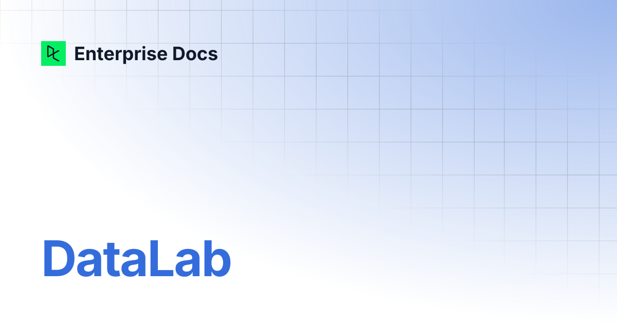 DataLab | Enterprise Docs
